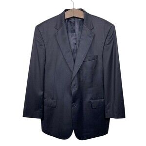 Jos A. Bank Signature Gold Men's size 44R Midnight Blue Gordon Wool Sports Coat